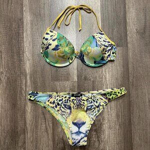 Just Cavalli Beachwear Tiger Print Bikini